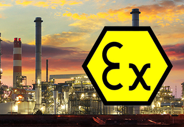 Atex logo on background