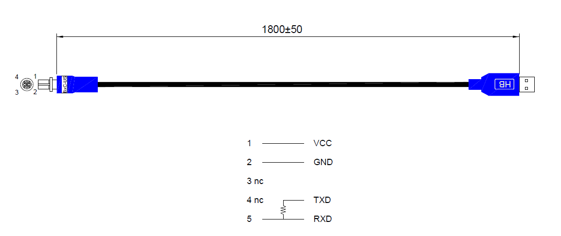 HBXC USB Profiltegning