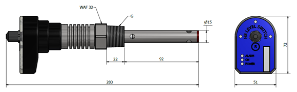 HBSO HT dimensioner