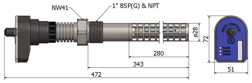 HBX Rod 1" Ø28mm