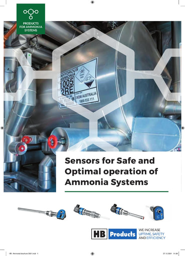 Sensors for Safe and Optimal Operation of Ammonia Systems